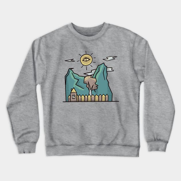 the mountains Crewneck Sweatshirt by siasta